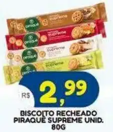 Bramil Supermercados Biscoito recheado piraque supreme oferta
