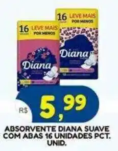 Bramil Supermercados absorvente diana suave oferta