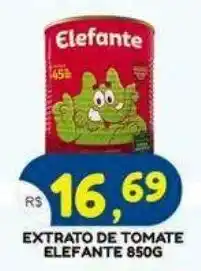 Bramil Supermercados Extrato de tomate elefante oferta