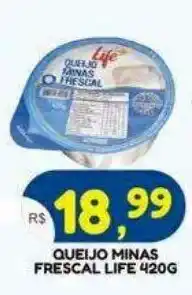 Bramil Supermercados Queijo minas frescal life oferta