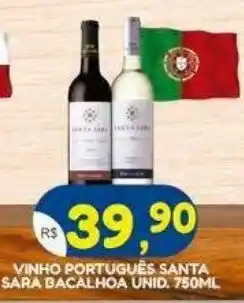 Bramil Supermercados Vinho português santa sara bacalhão oferta