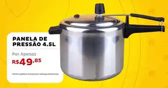 Casa e Vídeo Panela de pressão 4.5l oferta
