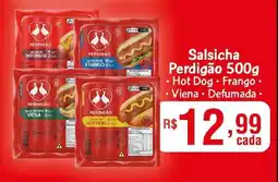 Supermercados Pague Menos Salsicha Perdigão oferta