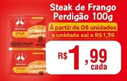 Supermercados Pague Menos Steak de frango oferta