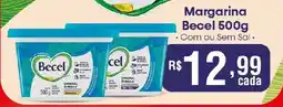 Supermercados Pague Menos Margarina Becel oferta