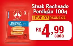 Supermercados Pague Menos steak recheado perdigão oferta