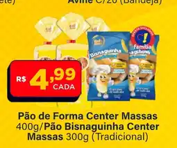 Super Show Pão de Forma Center Massas oferta