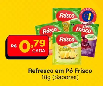 Super Show Refresco em Pó Frisco oferta