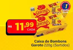 Super Show Caixa de Bombons Garoto oferta