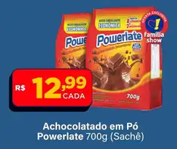 Super Show Achocolatado em Pó Powerlate oferta