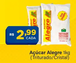 Super Show Açúcar Alegre 1kg (Triturado/Cristal) oferta