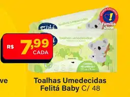 Super Show Toalhas Umedecidas Felitá Baby oferta