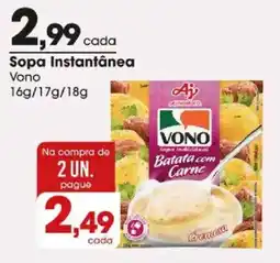 Zaffari Sopa instantânea Vono oferta