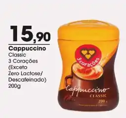 Zaffari Cappuccino classic 3 corações oferta