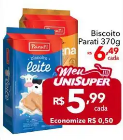 UniSuper Biscoito parati oferta