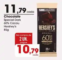 Zaffari Chocolate special dark 60% cacau hershey's oferta
