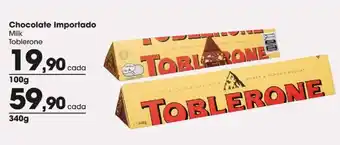 Zaffari Chocolate importado milk toblерone oferta