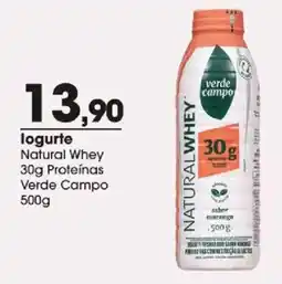 Zaffari Iogurte natural whey verde campo oferta