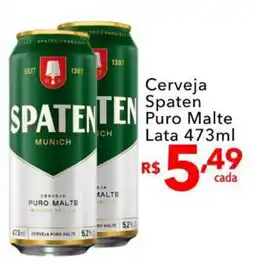 UniSuper Cerveja Spaten Puro Malte oferta