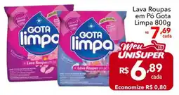 UniSuper Lava Roupas em Pó Gota Limpa oferta