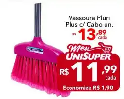 UniSuper Vassoura Pluri Plus c/ Cabo oferta