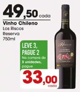 Zaffari Vinho chileno los riscos reserva oferta