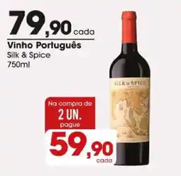 Zaffari Vinho Português Silk & Spice oferta