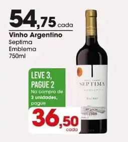 Zaffari Vinho Argentino Septima Emblema oferta