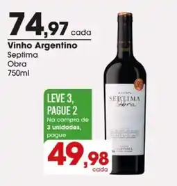 Zaffari Vinho Argentino Septima Obra oferta