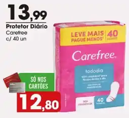 Zaffari Protetor Diário Carefree oferta