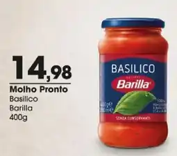 Zaffari Molho pronto basilico barilla oferta