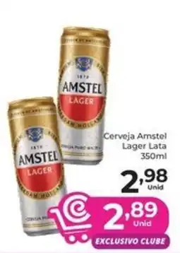 Comercial Esperança Cerveja Amstel Lager Lata oferta