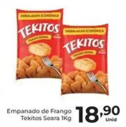 Comercial Esperança Empanado de Frango Tekitos Seara oferta