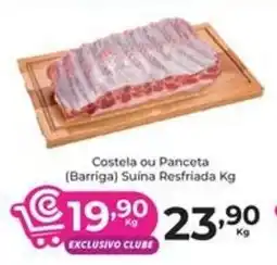 Comercial Esperança Costela ou Panceta (Barriga) Suína Resfriada Kg oferta