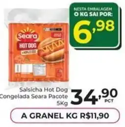 Comercial Esperança Salsicha hot dog congelada seara oferta