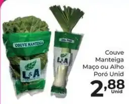 Comercial Esperança Couve Manteiga Maço ou Alho Poró oferta