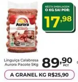 Comercial Esperança Linguiça Calabresa Aurora oferta