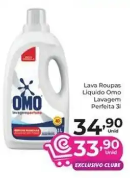 Comercial Esperança Lava Roupas Líquido Omo Lavagem Perfeita 3l oferta