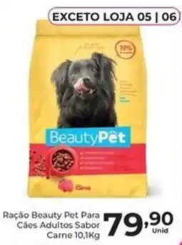 Comercial Esperança Raçao beauty pet para cães adultos sabor carne oferta