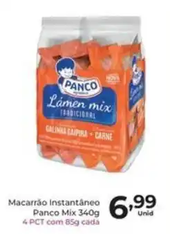 Comercial Esperança Macarrão instantâneo panco mix oferta