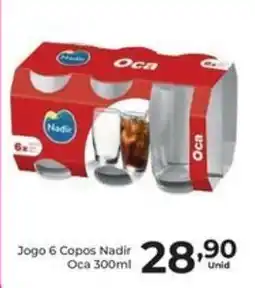 Comercial Esperança Jogo 6 Copos Nadir Oca oferta