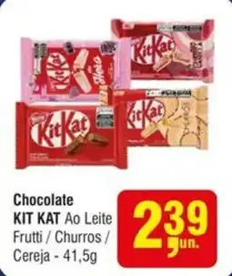 Higa Atacado Chocolate kit kat ao leite oferta