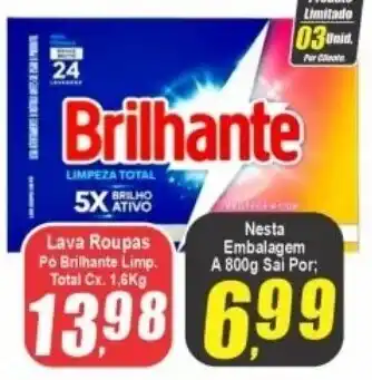 Panelão Lava Roupas Pó Brilhante Limp. oferta
