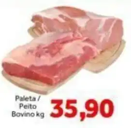 Shibata Supermercados Paleta / Peito Bovino oferta
