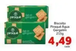 Shibata Supermercados Biscoito Piraquê Água Gergelim oferta