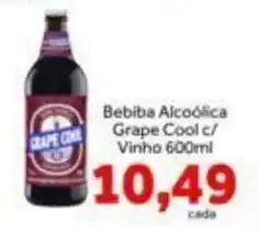Shibata Supermercados Bebida Alcoólica Grape Cool c/ Vinho oferta
