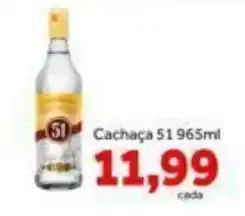 Shibata Supermercados Cachaça 51 oferta