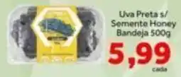 Shibata Supermercados Uva Preta s/ Semente Honey oferta