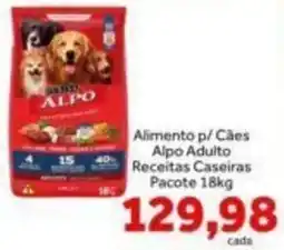 Shibata Supermercados Alimento p/ Cães Alpo Adulto Receitas Caseiras oferta