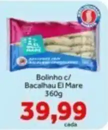 Shibata Supermercados Bolinho c/ Bacalhau El Mare oferta